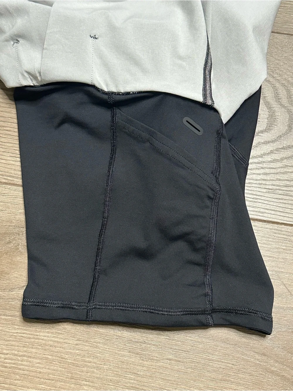 Lululemon Pace Rival Running Skirt Skort Heather Lux Multi Black‎ Size 6